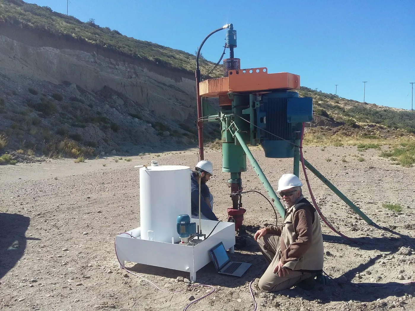 Laptop measurement at the wellhead during field trials